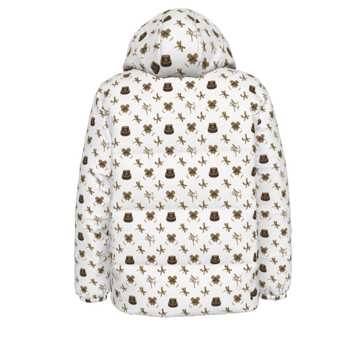 GIANTS PATTERN ON DOWNLOW PUFFER JACKET - 003