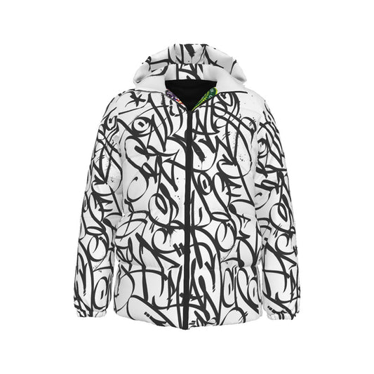 Bay Connection Jacket (Black Tags Over White)
