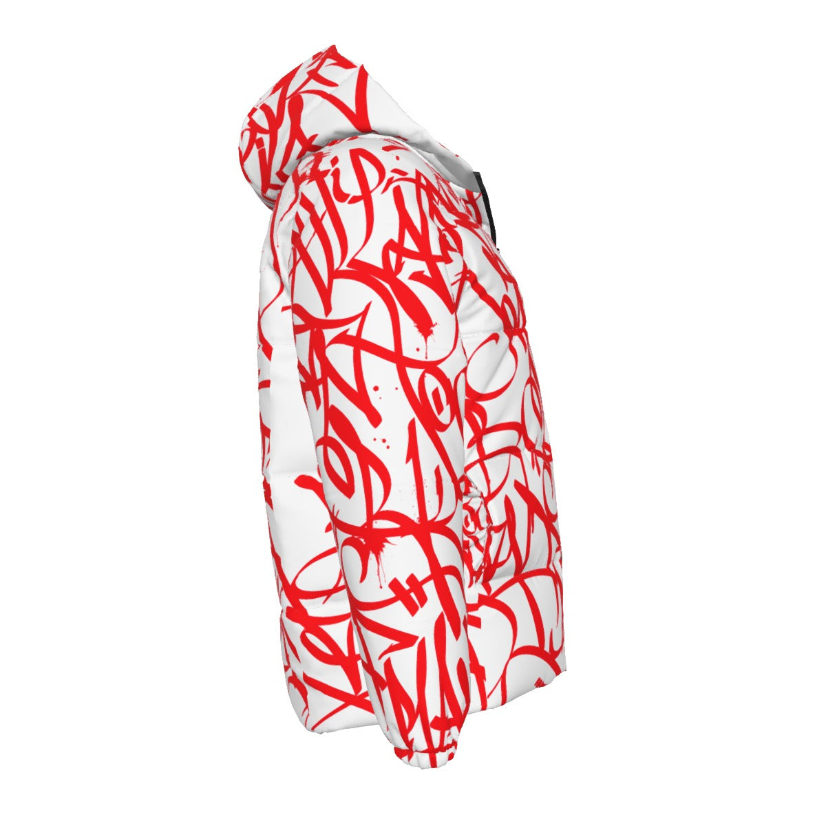 BAY CONNECT PUFFER JACKET (Red over White)