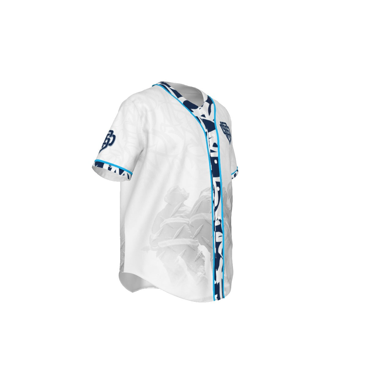 New SFFD Monogram Baseball Jersey (Blue)