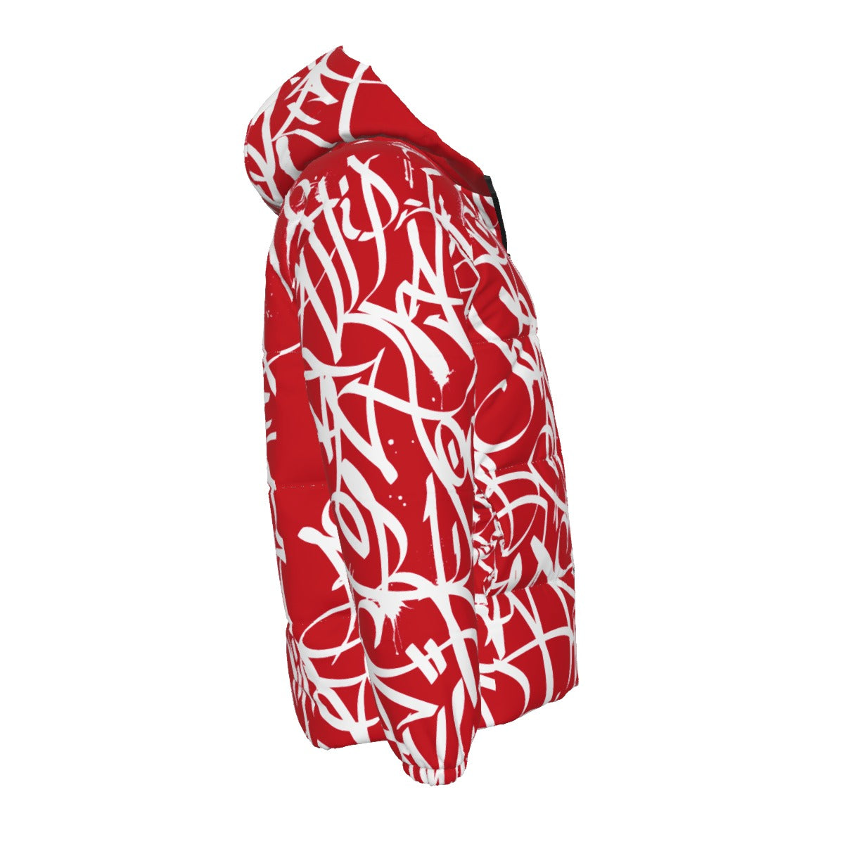 BAY CONNECT PUFFER JACKET (White over Red)