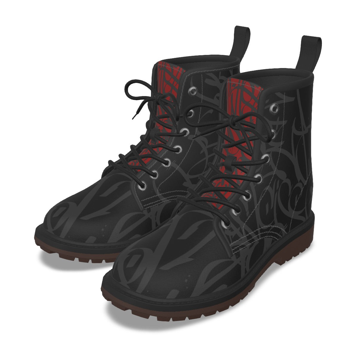 All-Over Print Men's Martin Short Boots