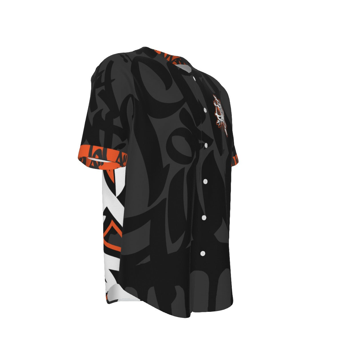 City of Giants Short Sleeve Baseball Jersey (Black-002)