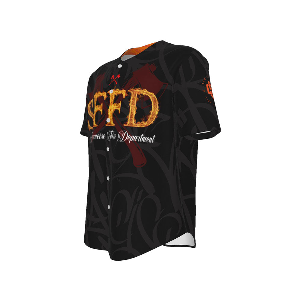 All-Over Print Men's Short Sleeve Baseball Jersey
