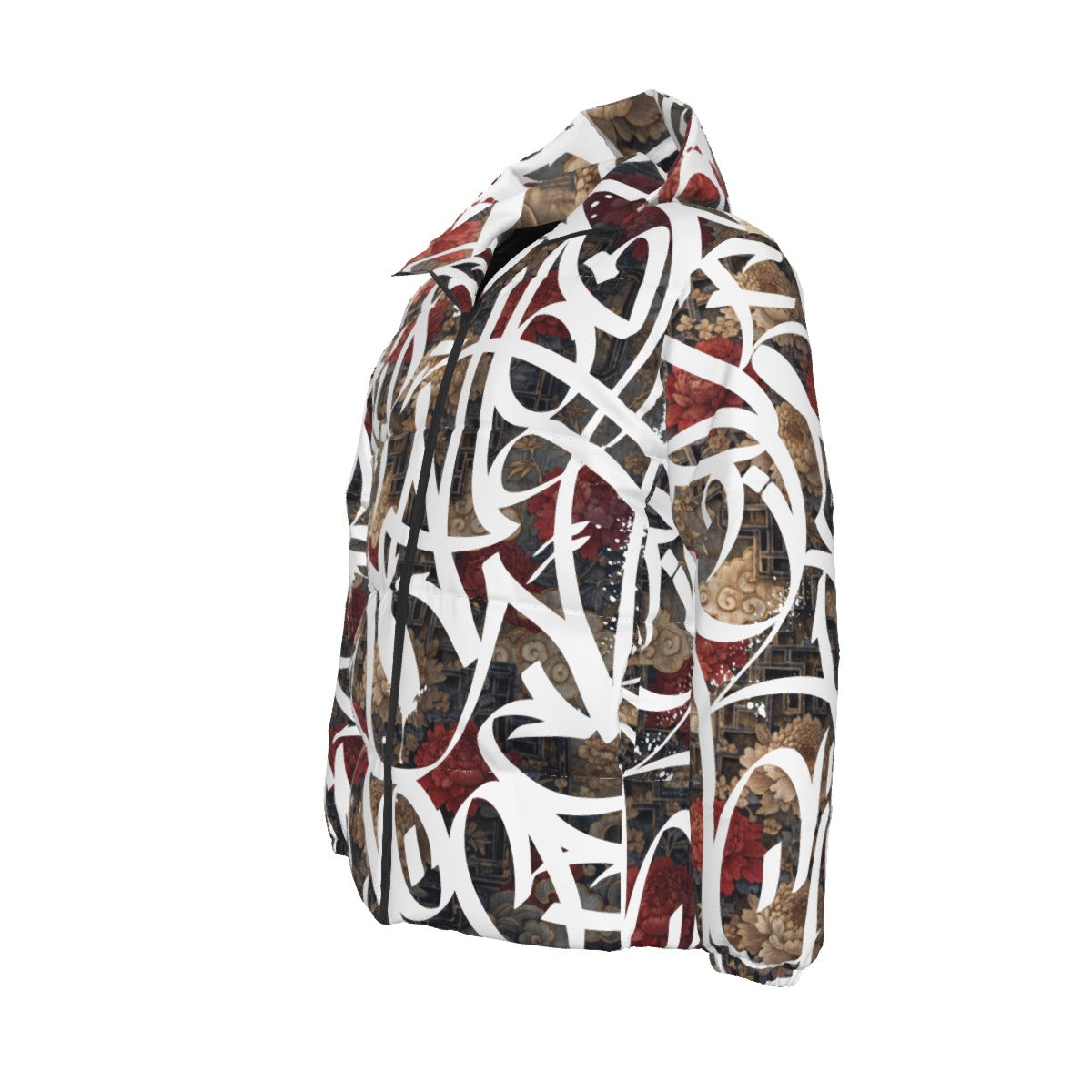 BAY CONNECT BIG WHITE TAGS OVER DARK ROSE DOWNLOW JACKET