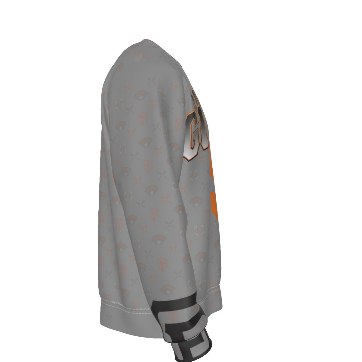 GIANTS HEAVY FLEECED OUT GRAY SWEATSHIRT - 001