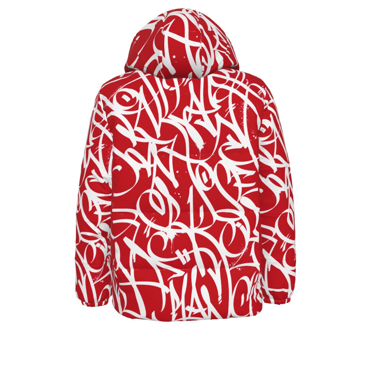 BAY CONNECT PUFFER JACKET (White over Red)