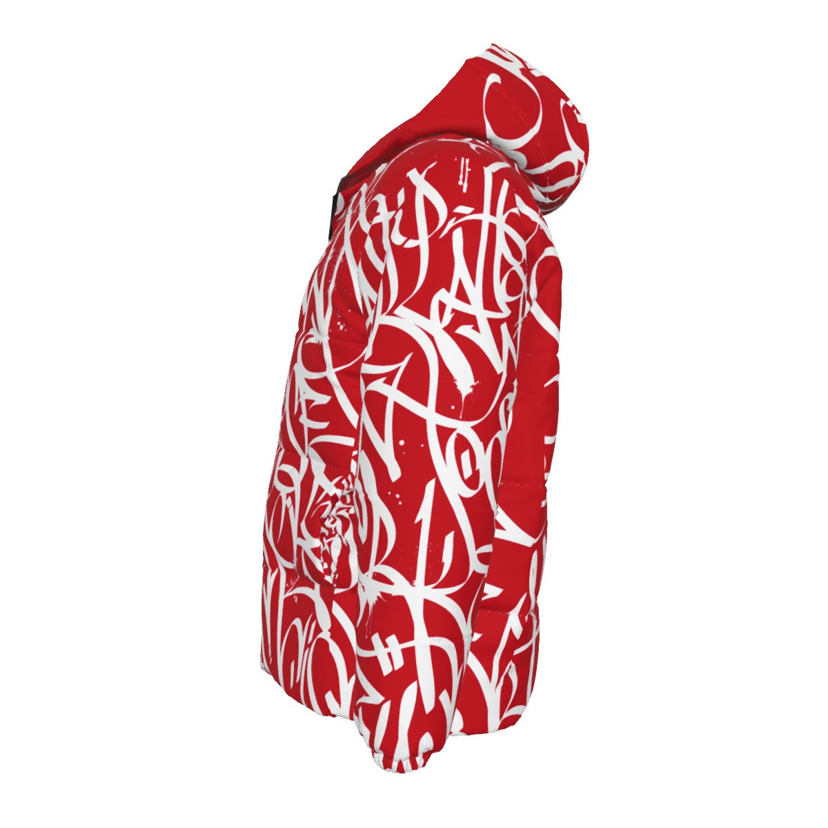 BAY CONNECT PUFFER JACKET (White over Red)