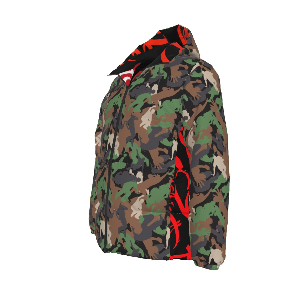 4 ELEMENTS CAMO JACKET (Red & Black)