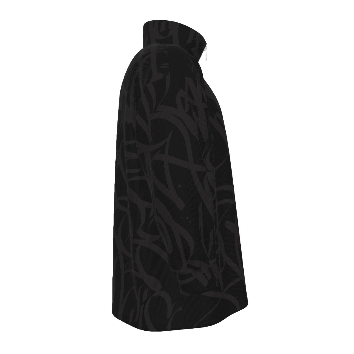 All-Over Print Unisex Stand Collar Zipped Jacket