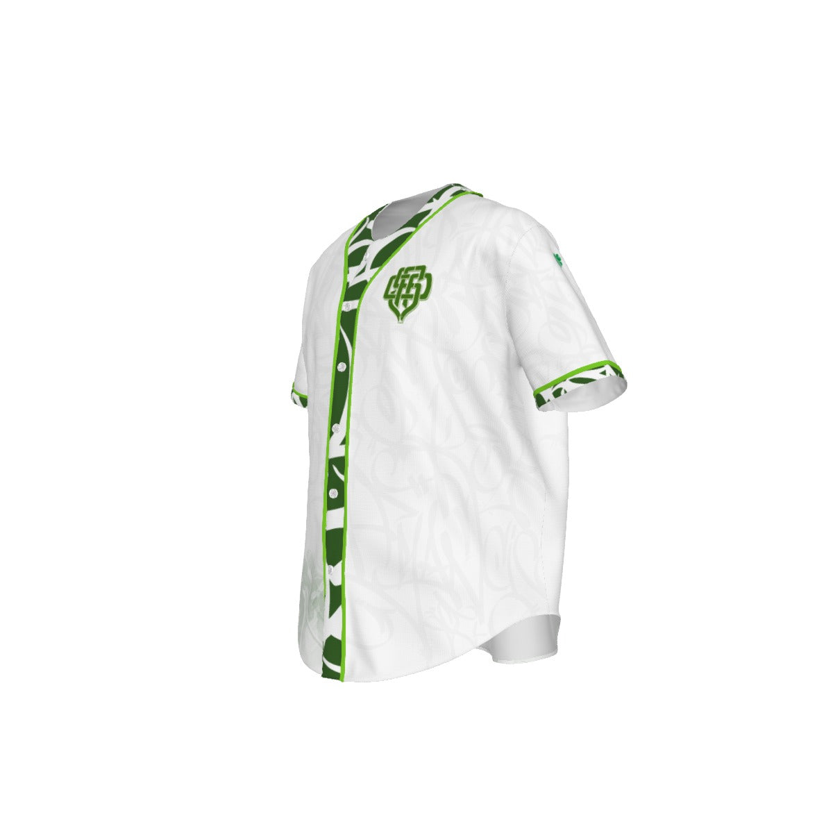 New SFFD Monogram Baseball Jersey (Green)