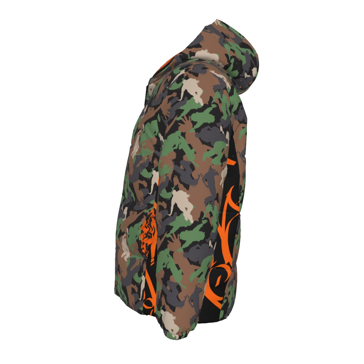 4 ELEMENTS CAMO JACKET (Orange & Black)