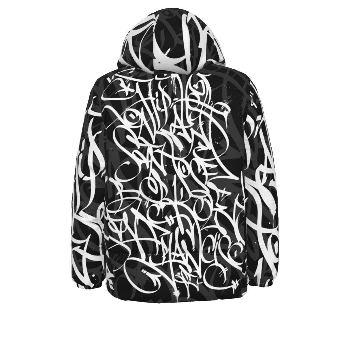 BAY CONNECT PUFFER JACKET (WHITE OVER BLACK W/SHADOW)