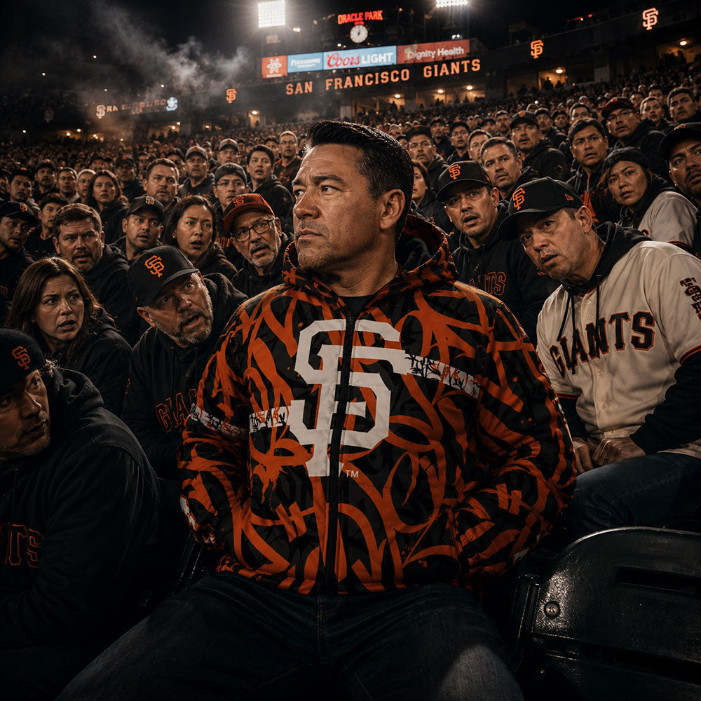 Giants x Crayone Puffer Jacket - With Shadow-003
