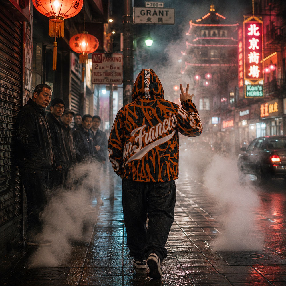 Giants x Crayone Puffer Jacket - With Shadow-003