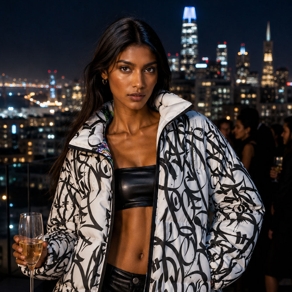 All-Over Print Unisex Down Jacket
