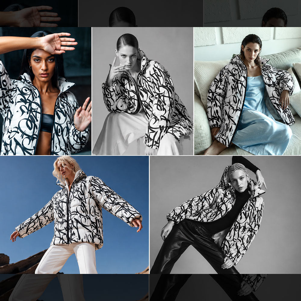 All-Over Print Unisex Down Jacket