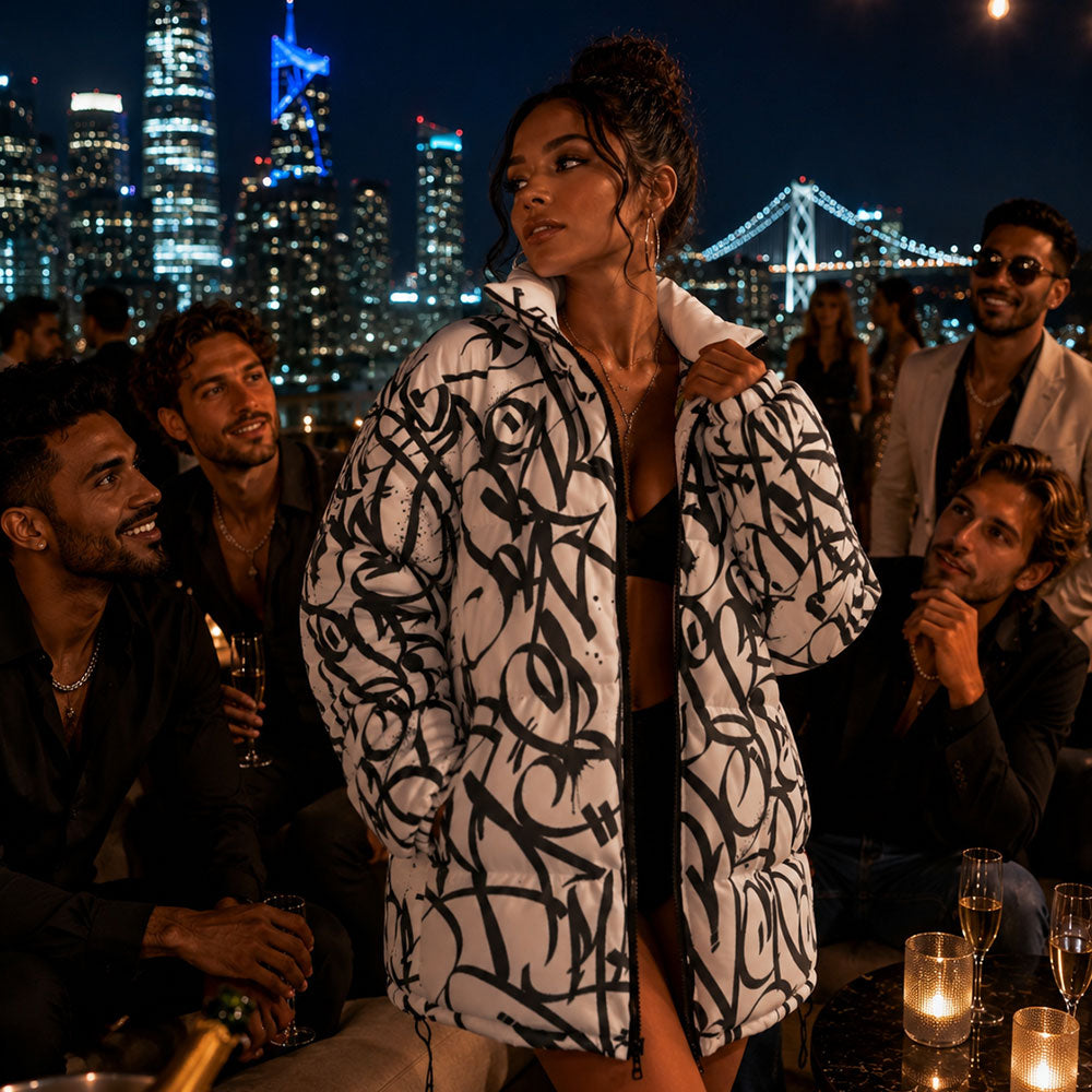 All-Over Print Unisex Down Jacket