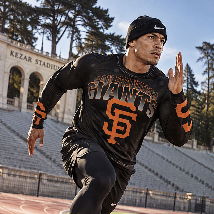 GIANTS HEAVY FLEECED OUT BLACK SWEATSHIRT - 003