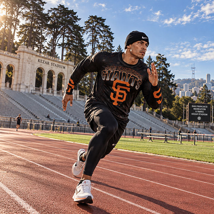GIANTS HEAVY FLEECED OUT BLACK SWEATSHIRT - 003