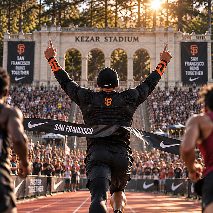 GIANTS HEAVY FLEECED OUT BLACK SWEATSHIRT - 003