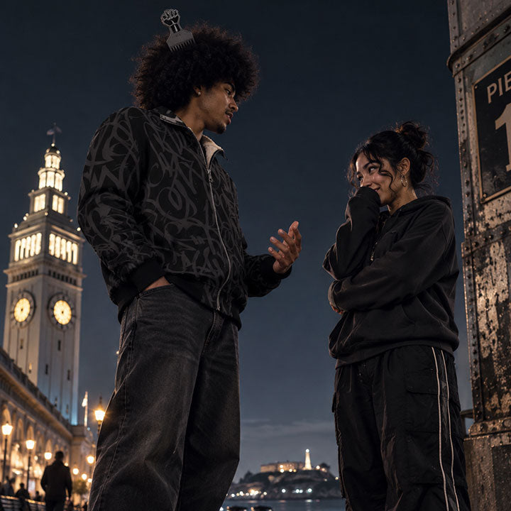 Bay Connection Black Black Thick Knit Fleece Jacket 005