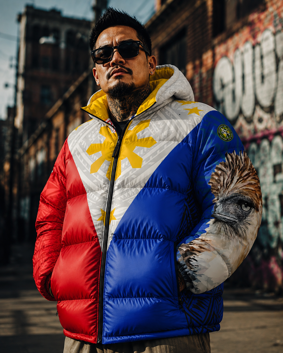 Filipino Polynesian Eagle DownLow Jacket