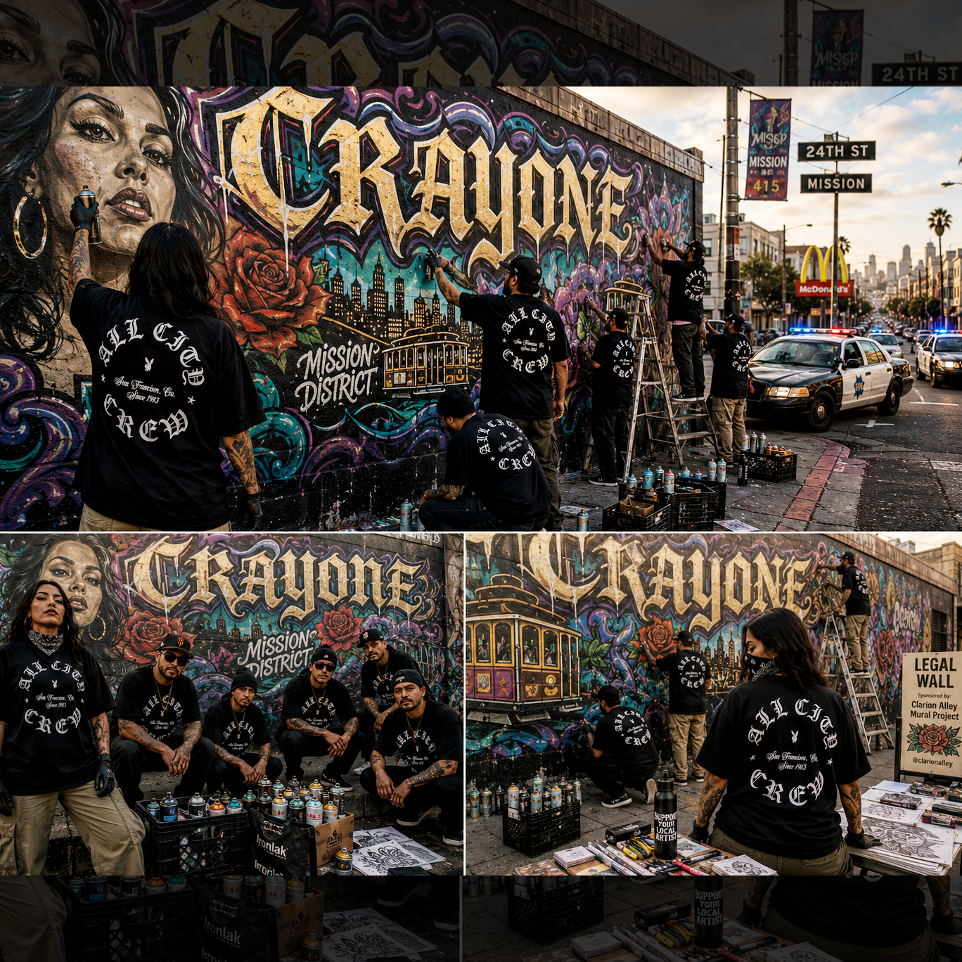 ALL CITY CREW — T-Shirt