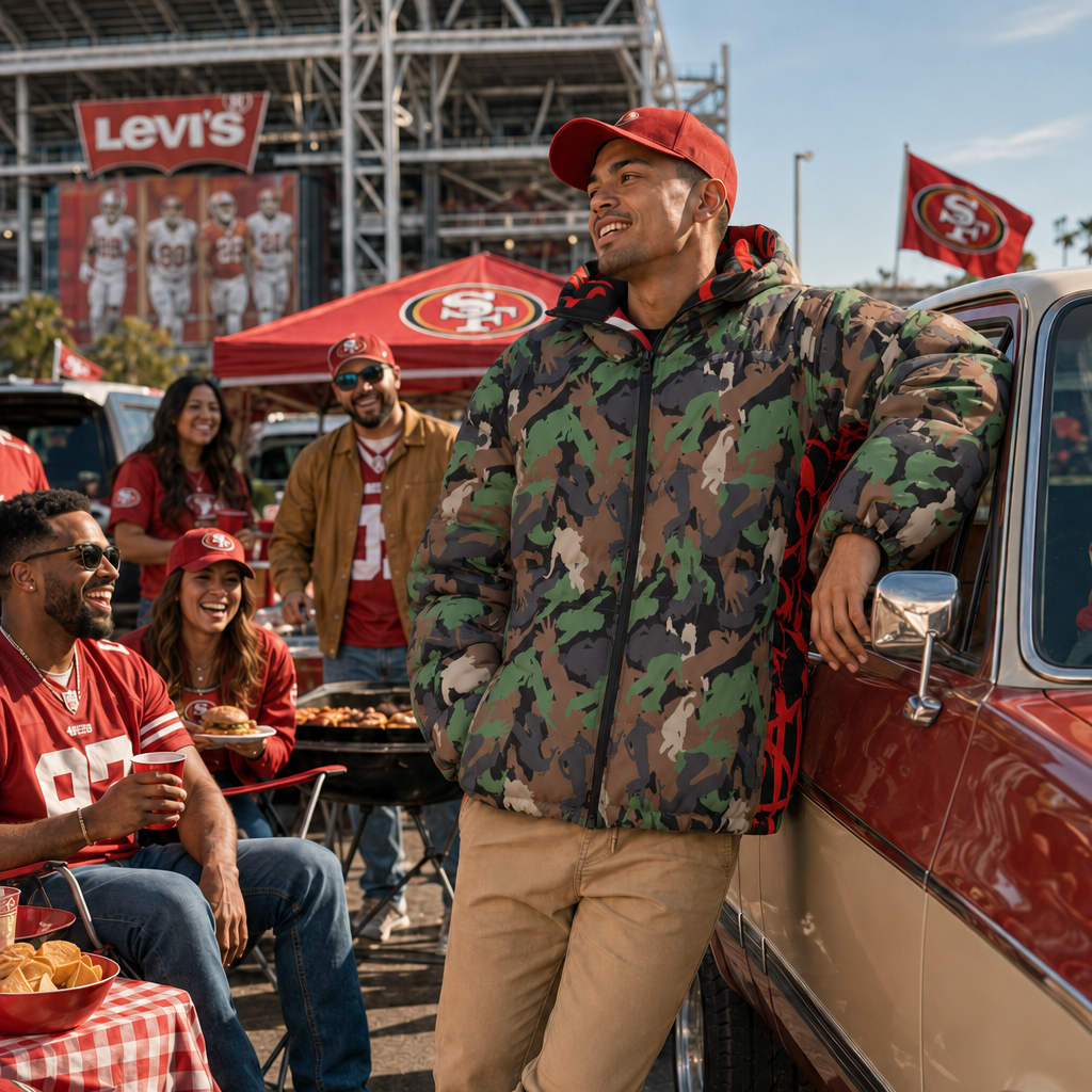 4 ELEMENTS CAMO JACKET (Red & Black)