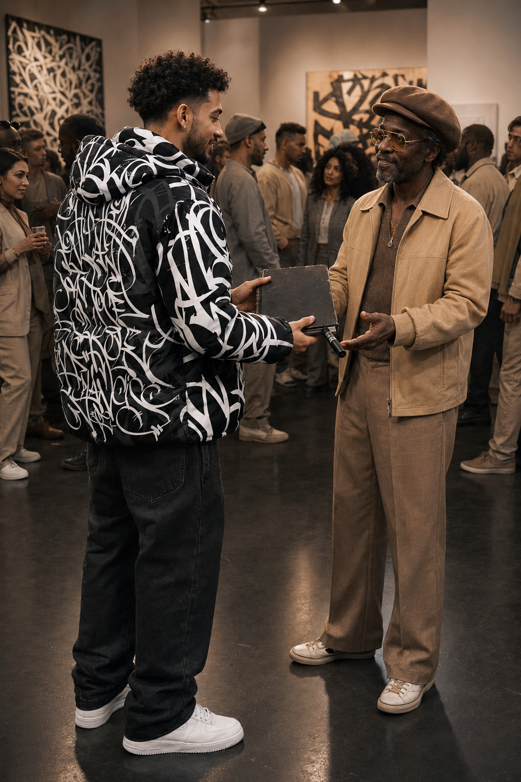 Bay Connection Jacket (White Tags Over Blackground)