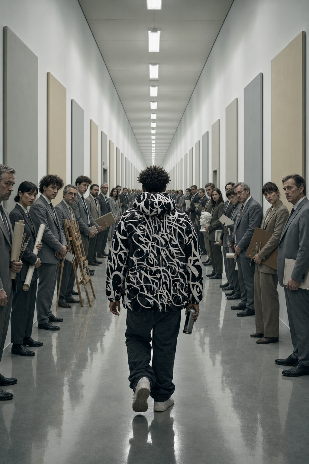 Bay Connection Jacket (White Tags Over Blackground)