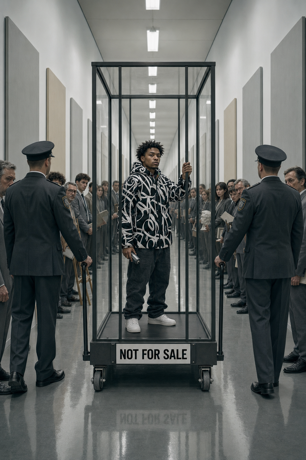 Bay Connection Jacket (White Tags Over Blackground)