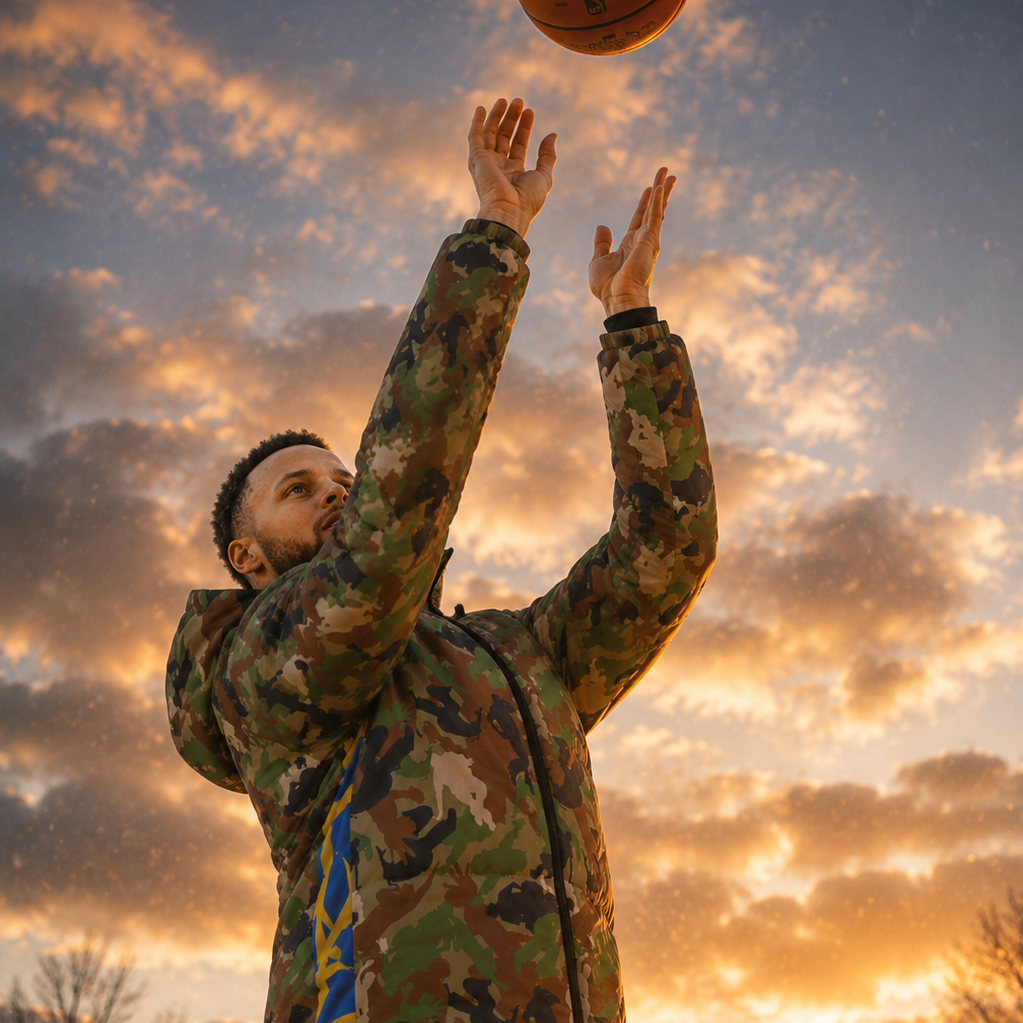4 ELEMENTS CAMO JACKET (Blue and Yellow)