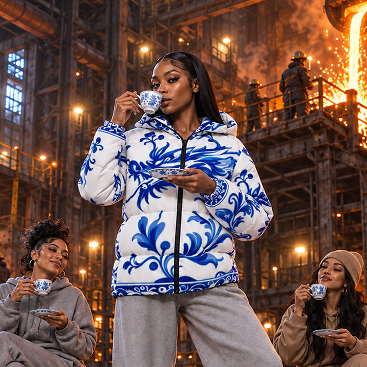 UNISEX DOWNLOW PROCELAIN JACKET 004
