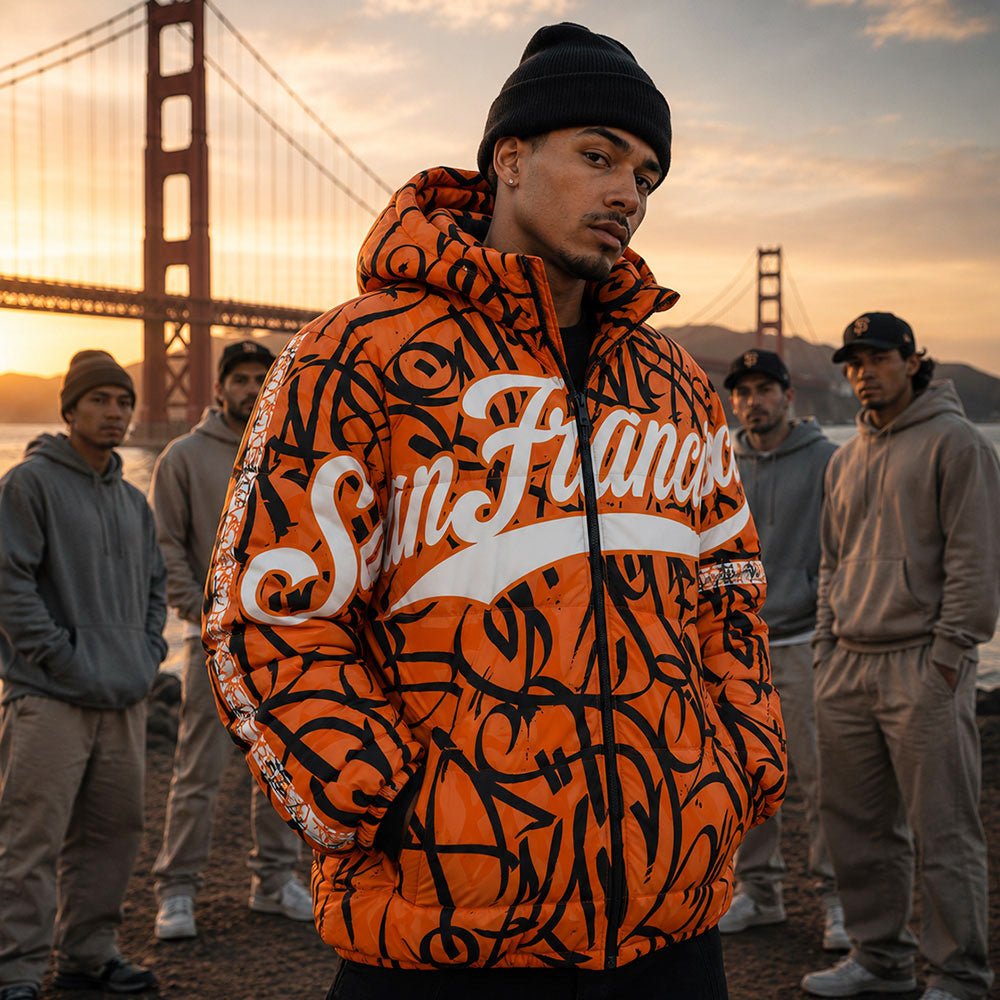 Giants x Crayone Puffer Jacket With Shadow-004