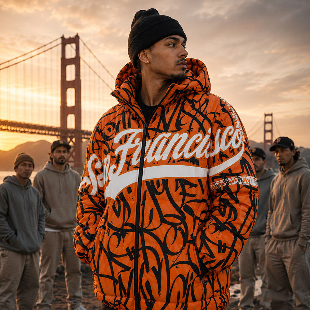 Giants x Crayone Puffer Jacket With Shadow-004