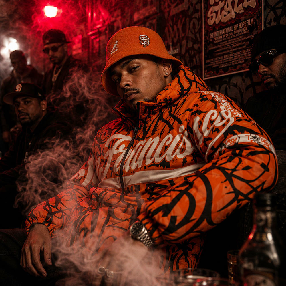 Giants x Crayone Puffer Jacket With Shadow-004