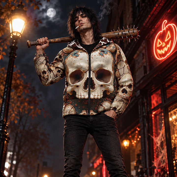 SKULL BONES UNISEX DOWNLOW PUFFER JACKET