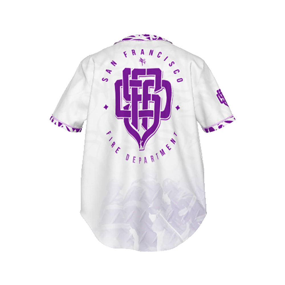 SFFD Purple Monogram™ — Baseball Jersey