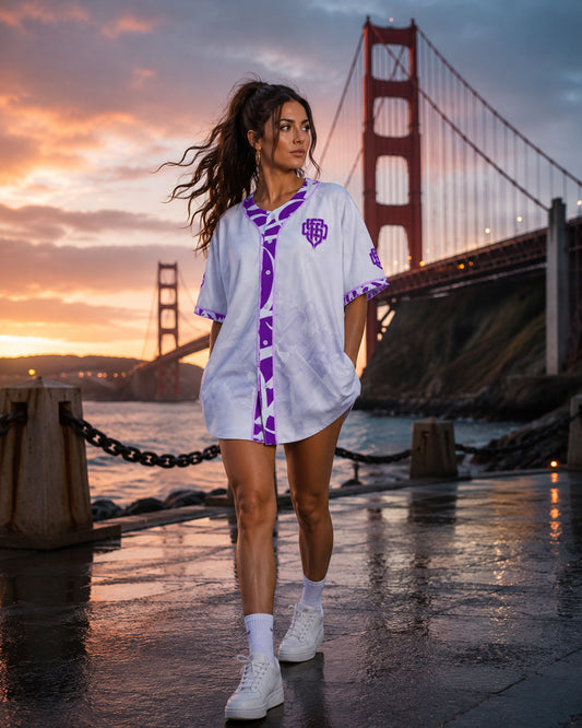 Purple SFFD Monogram™ — Baseball Jersey