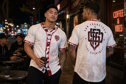 Red SFFD Monogram™ — Baseball Jersey