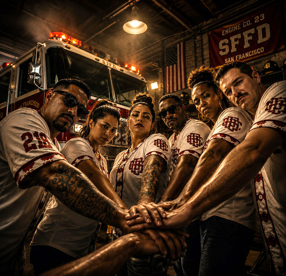 SFFD Red Monogram™ — Baseball Jersey