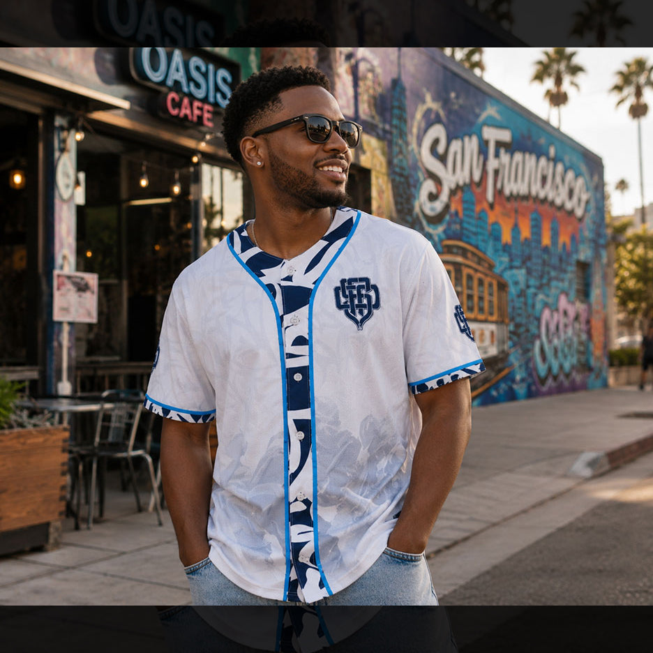SFFD Blue Monogram™ — Baseball Jersey