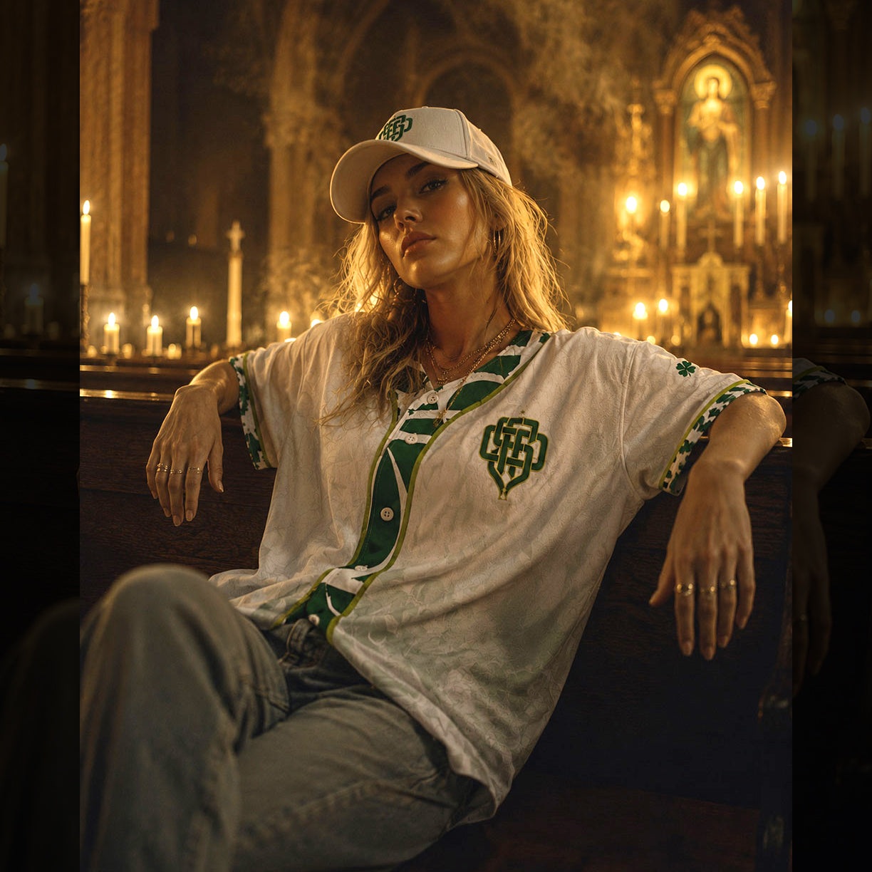 SFFD Green Monogram™ — Baseball Jersey