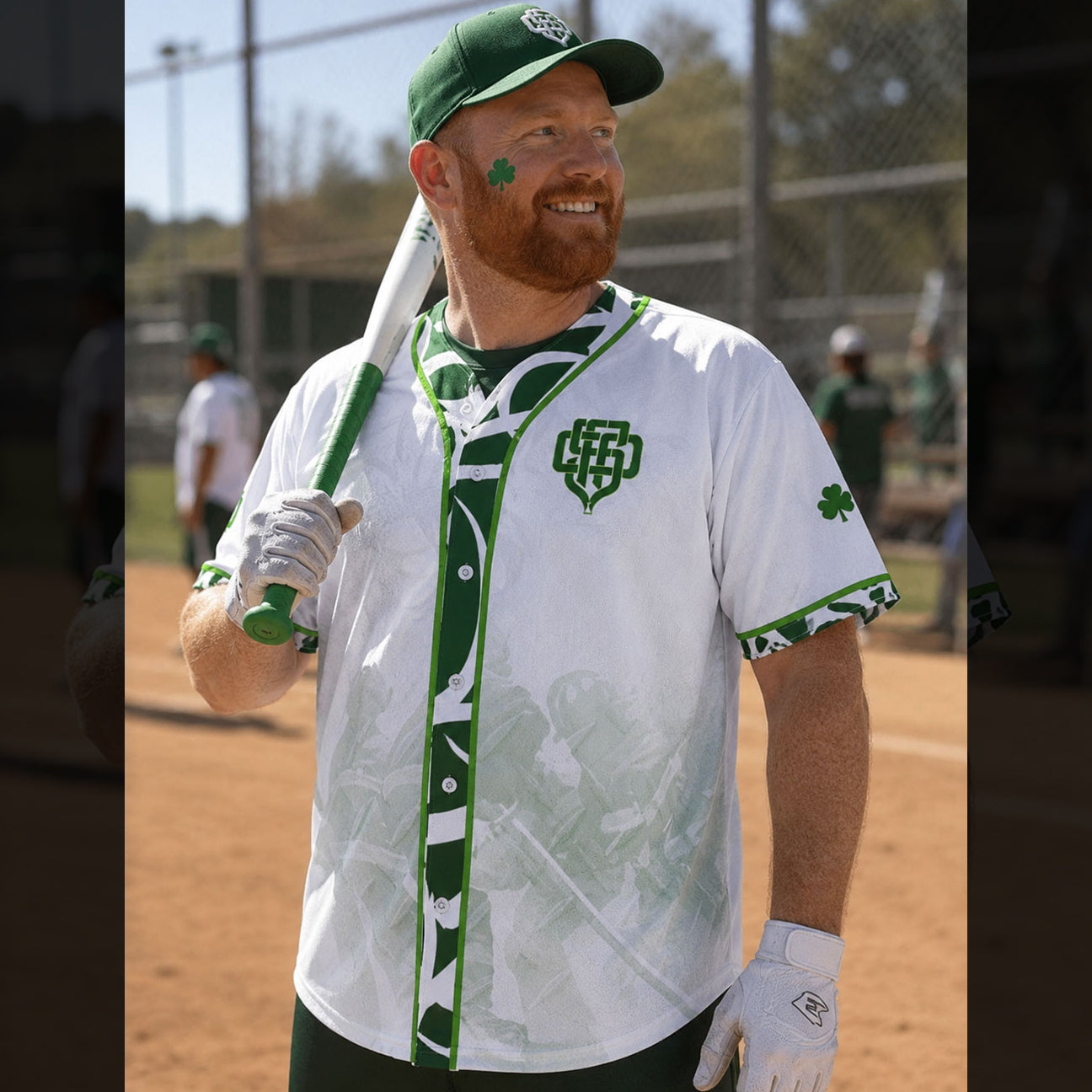 SFFD Green Monogram™ — Baseball Jersey