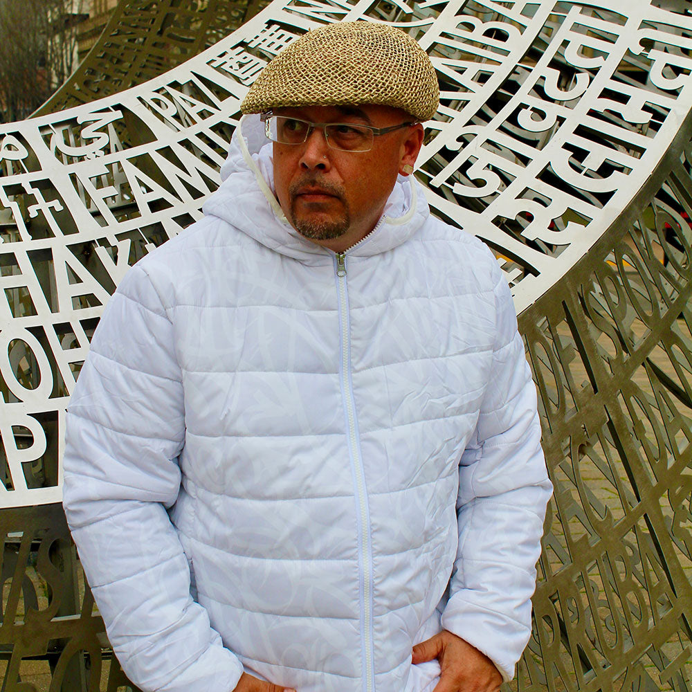 BAY CONNECT PUFFER JACKET (White over White) - 002